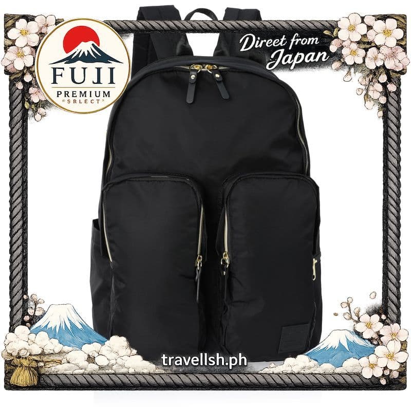 [Active] Mochila de Nylon Repelente à Água com Múltiplos Compartimentos e 10 Bolsos Tamanho A4 【Direto do Japão】