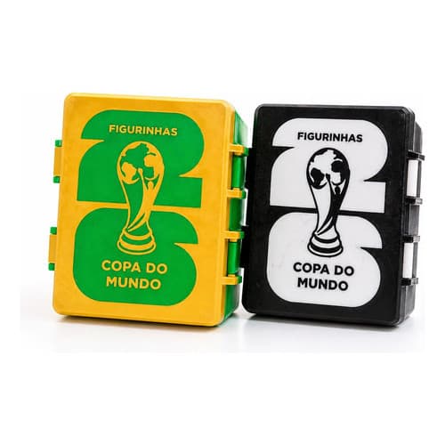 Caixa Porta Figurinhas Álbum Da Copa Do Mundo 2026 Case