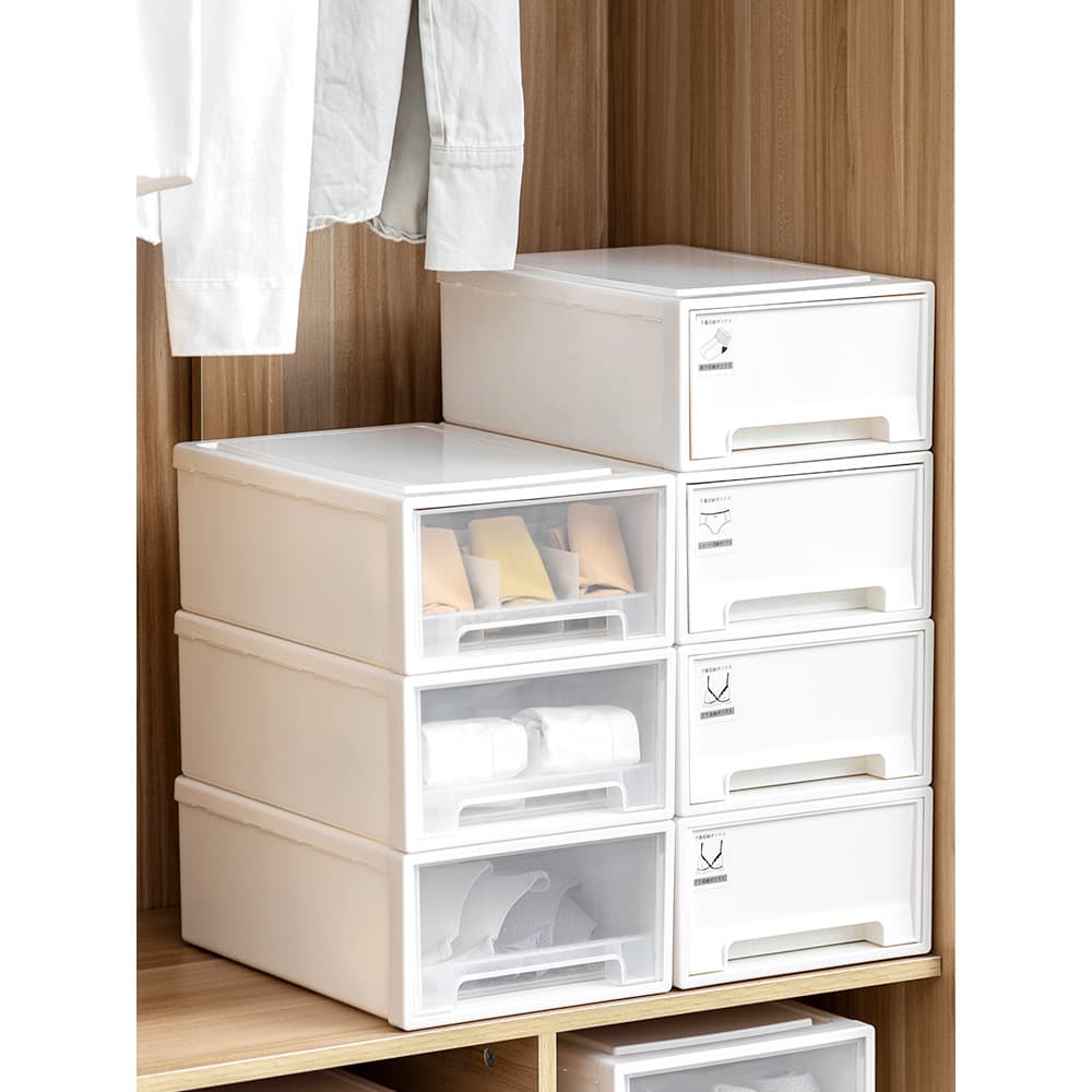 Caixa de armazenamento de roupa interior tipo gaveta roupa interior doméstica meias armazenamento ferramenta útil caixa