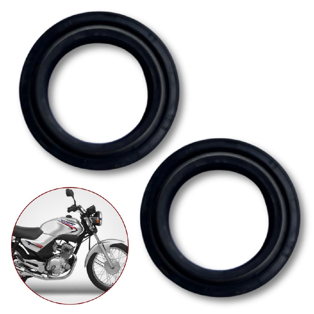 Par Retentor Garfo Bengala YBR 125 Factor 125 00/12 Fazer 150 2 Peças