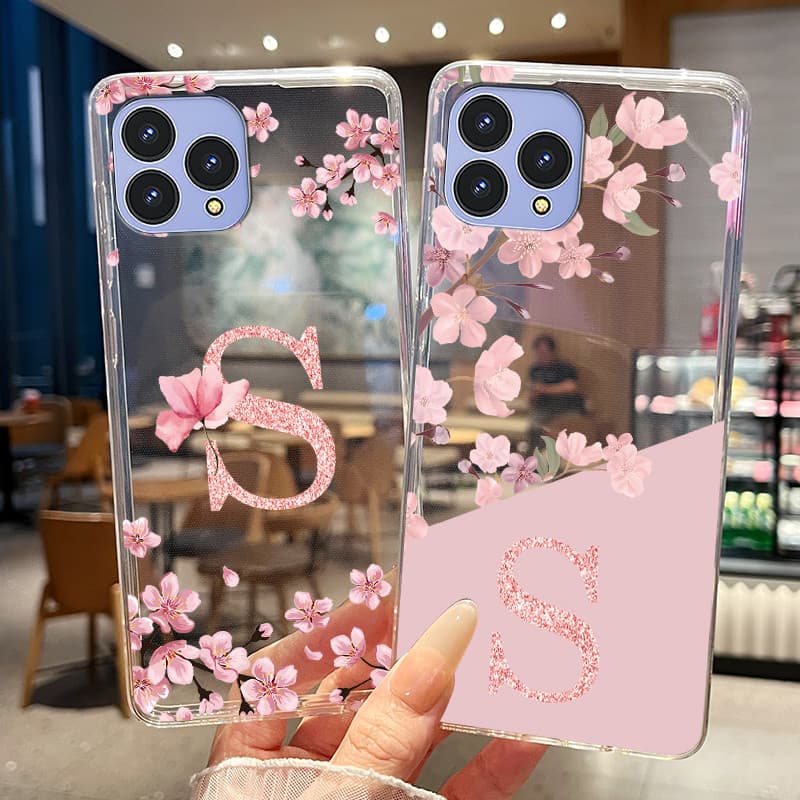 Capa De Telefone Para Cubot P80 Caso Moda Flor Carta Transparente Fino Macio Silicone Pára-Choques CubotP80 P 80 Embalag
