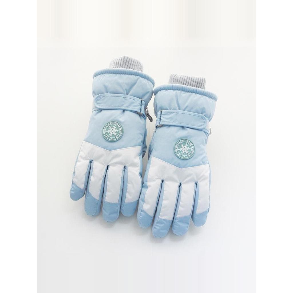Luvas de esqui feminino inverno ao ar livre casal tela sensível ao toque jogar telefone móvel grosso pelúcia quente resi