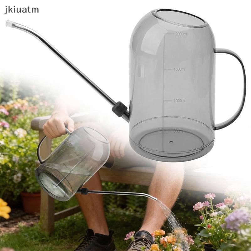 Regador De Aço Inoxidável Com Bico Longo Para Plantas De Casa E Jardins De Flores Fluxo De Água Fino Fácil Cuidado As BR