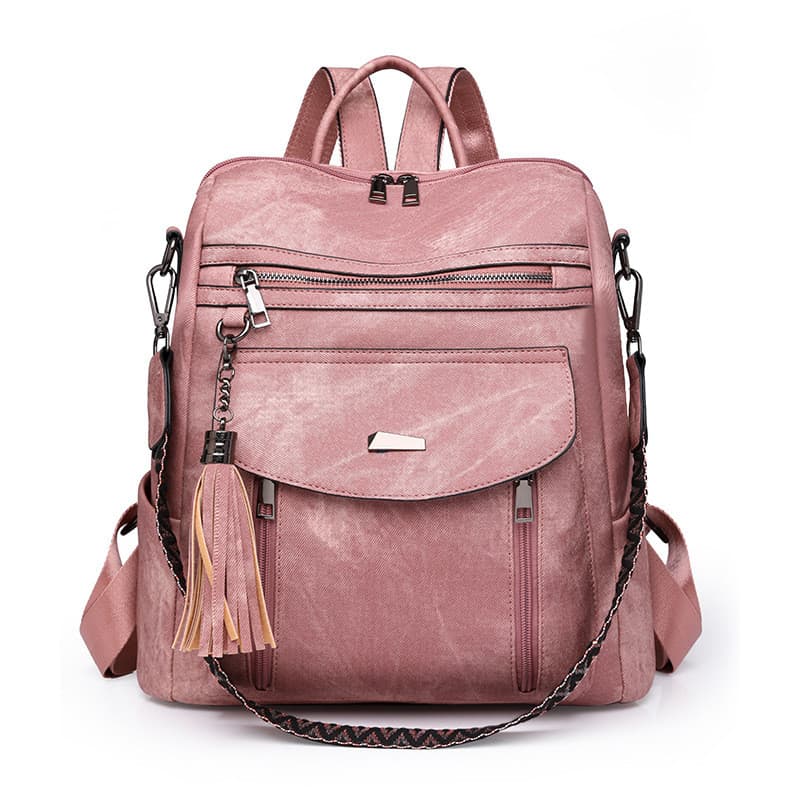 Nova moda PU mochila mamãe bolsa