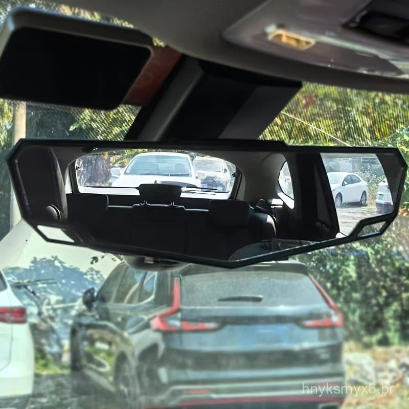 1 espelho retrovisor universal de alta definição com encaixe e ângulo amplo - Design de visão ampla para reduzir pontos
