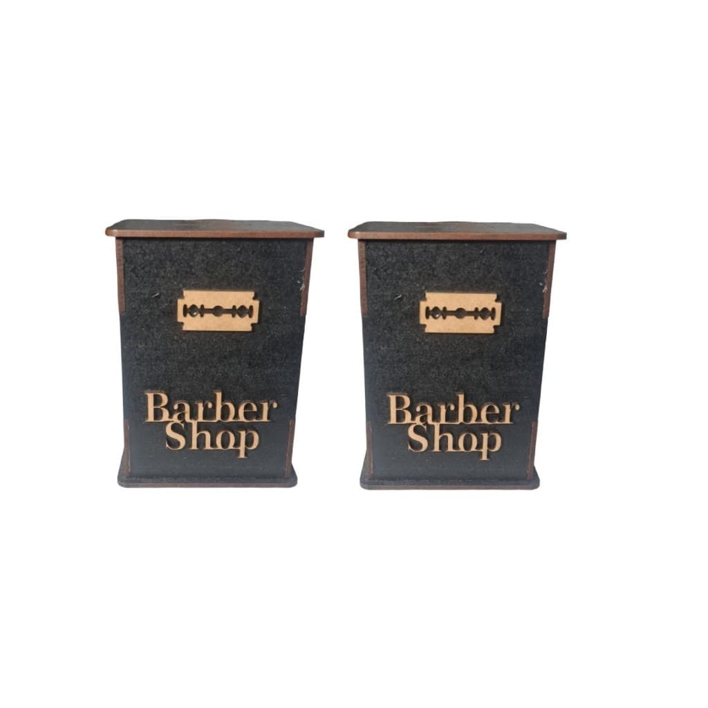 Descarte De Laminas Para Bancada em MDF Preto Profissional Barbearia Pronta Entrega Envio Imediato