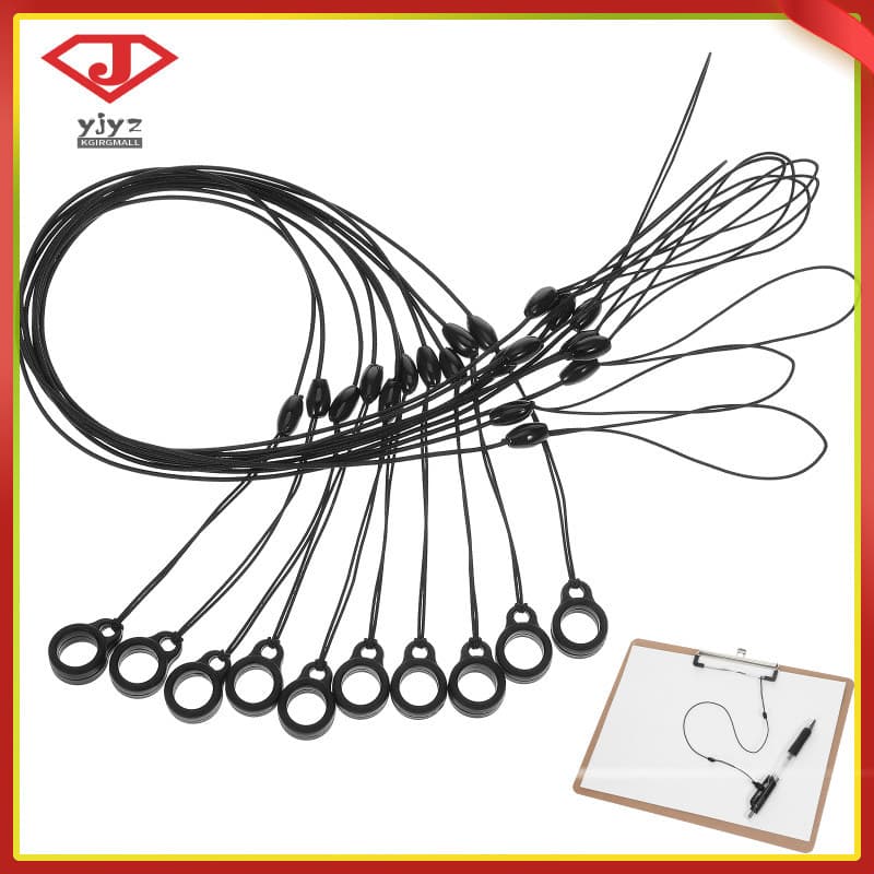10 Pçs Visitante Estiramento Cordão Caneta Substituições Corda Elástica Assinatura Cordas Pendurado Yujingyouzhang