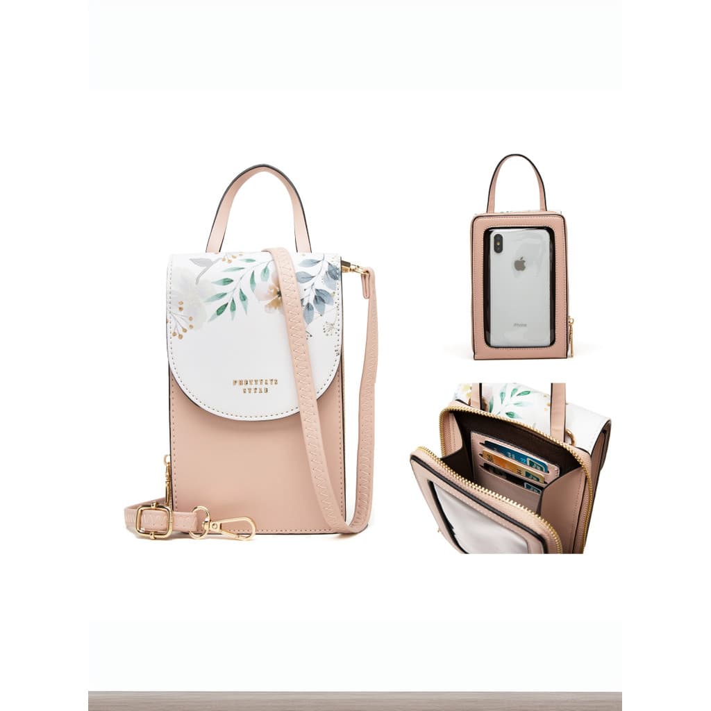 Bolsa mensageiro feminina com tela sensível ao toque, bolsa mensageiro feminina 2025, novo estilo, bolsa pequena elegant