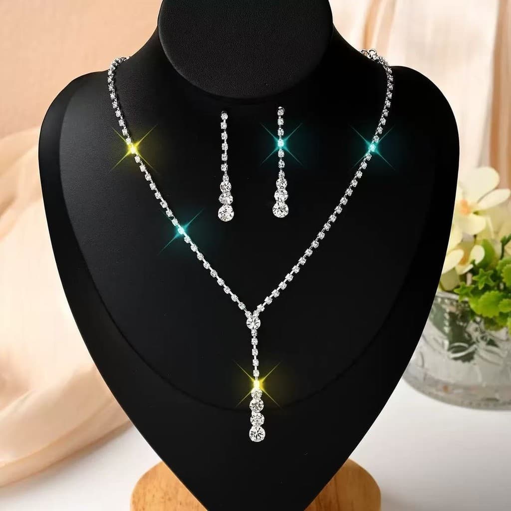 Conjunto de joias de colar de alto custo