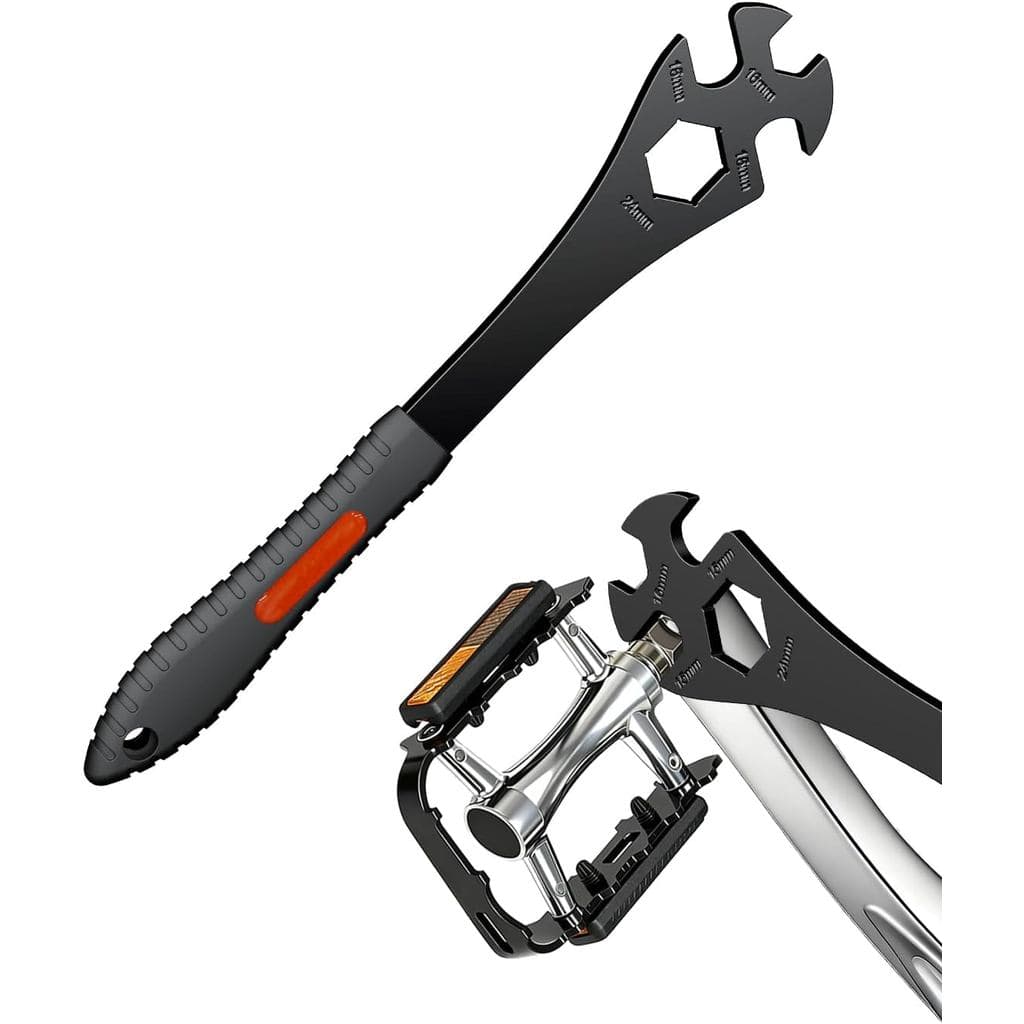 Chave de Pedal de Bicicleta Pawfly 3 em 1, Chave de Bicicleta 15/16/24 mm, Ferramenta de Remoção de Pedais de Bicicleta