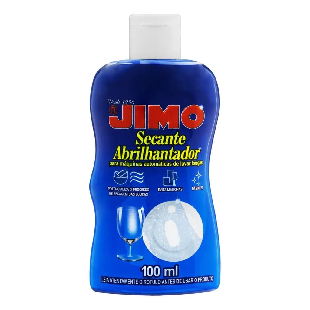 Secante Abrilhantador Para Máquina De Lavar Louças Jimo Squeeze 100ml