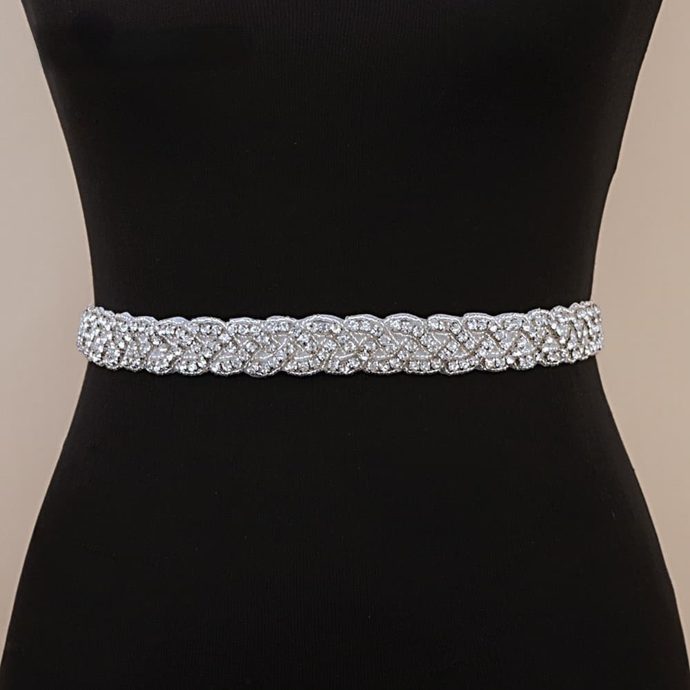 Strass Cinto Feminino Feitos À Mão Vestido De Casamento Noiva Cintos Festa Cinto perola branco de Noiva