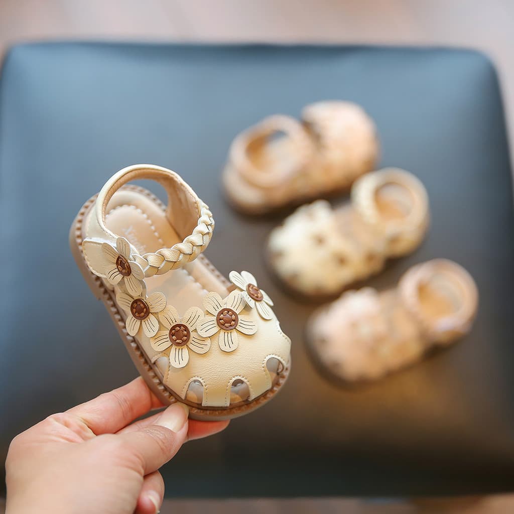 Feminino sapatos de bebê verão bebê sola macia sapatos da criança crianças sapatos de princesa meninas sandálias Anti-de