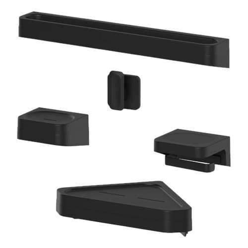 Kit Banheiro 5 Peças Ou Eleve Preto: Pratico E Sofisticado