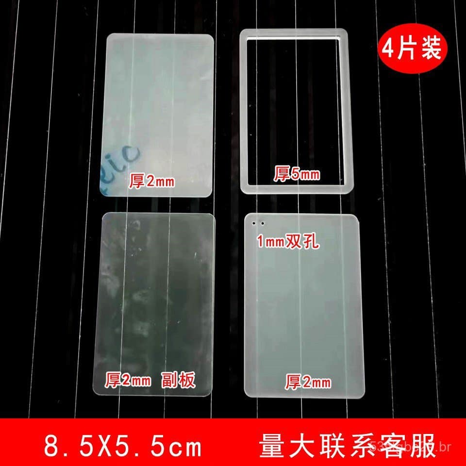 Material acrílico para Mahjong de areia movediça, pingente de suporte de areia movediça de alta transparência para DIY,