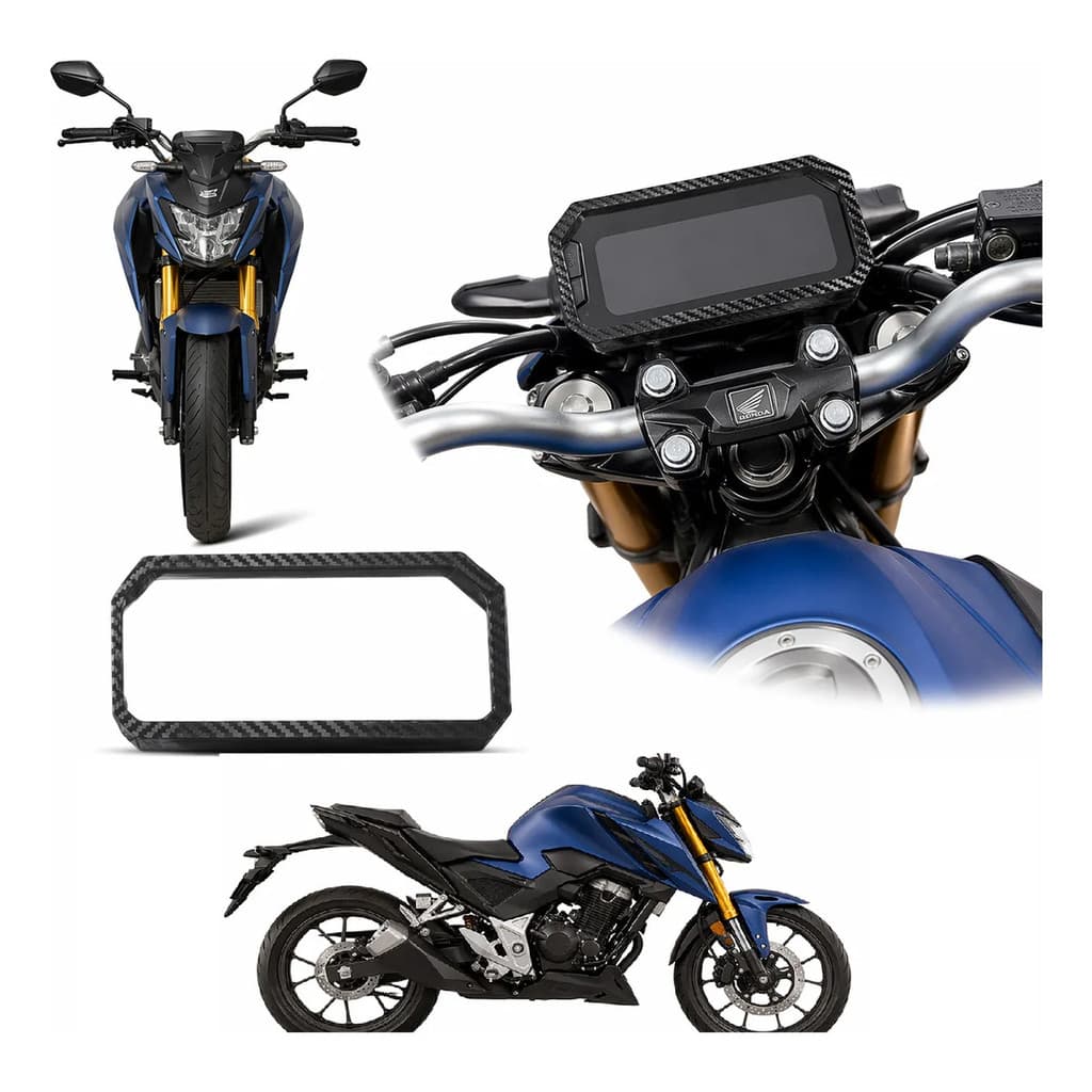 Pelicula Protetora Painel Moldura Acabamento Protetor carcaça Painel Tela Moto Honda Cb 300f