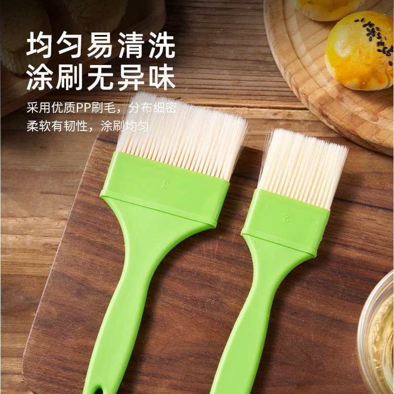 Novo estilo frete grátis escova de lã sem fiapos cabelo macio cozinha escova de cozimento panqueca mergulhando tempero e