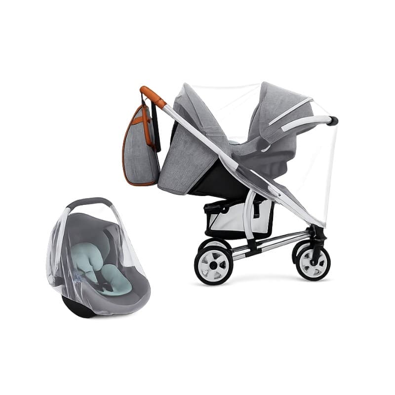 Mosquiteiro Para Carrinho Universal Bebê Conforto Berço Desmontável Cadeirinha De Carro Protetor Portátil Envio Imediato