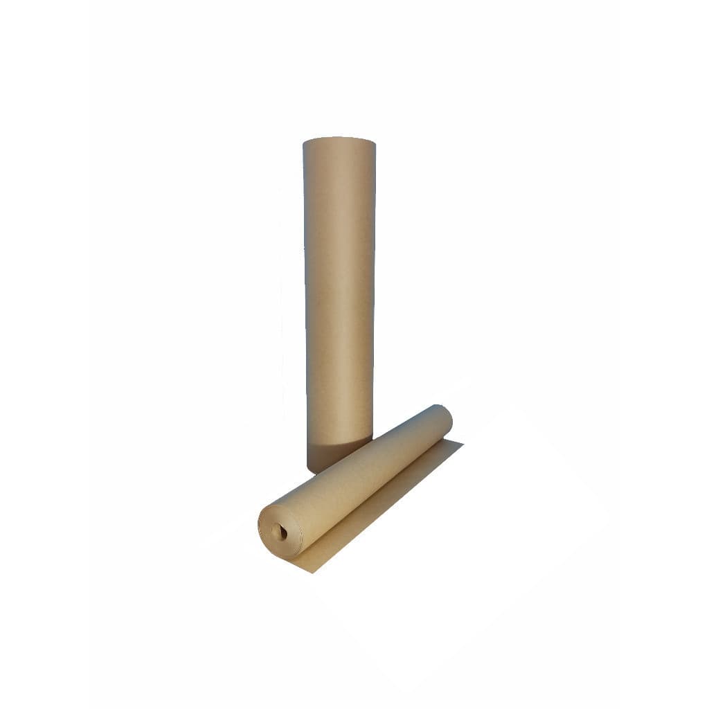 Papel Kraft Puro Natural Pardo Bobina 100g/m2 X 120cm Rolo com 20 Metros