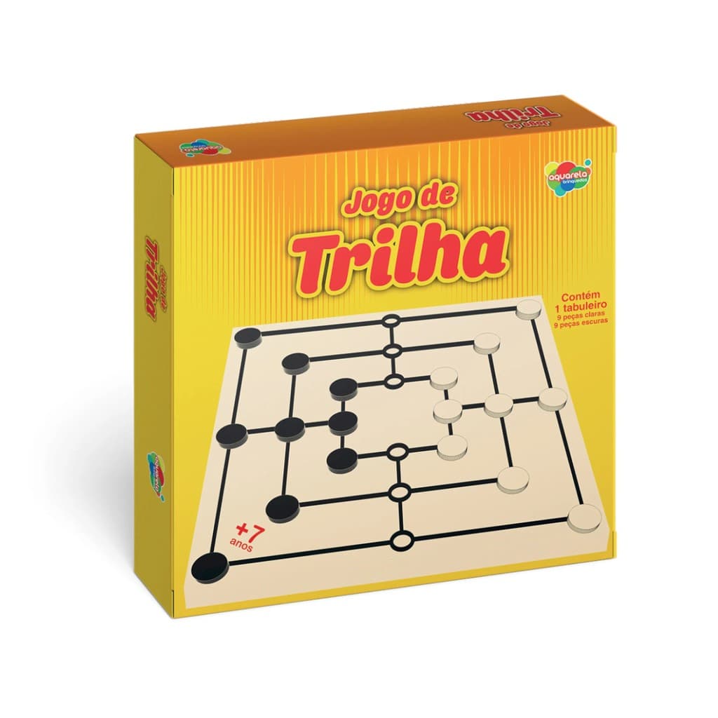 Jogo de Trilha Clássico em Madeira