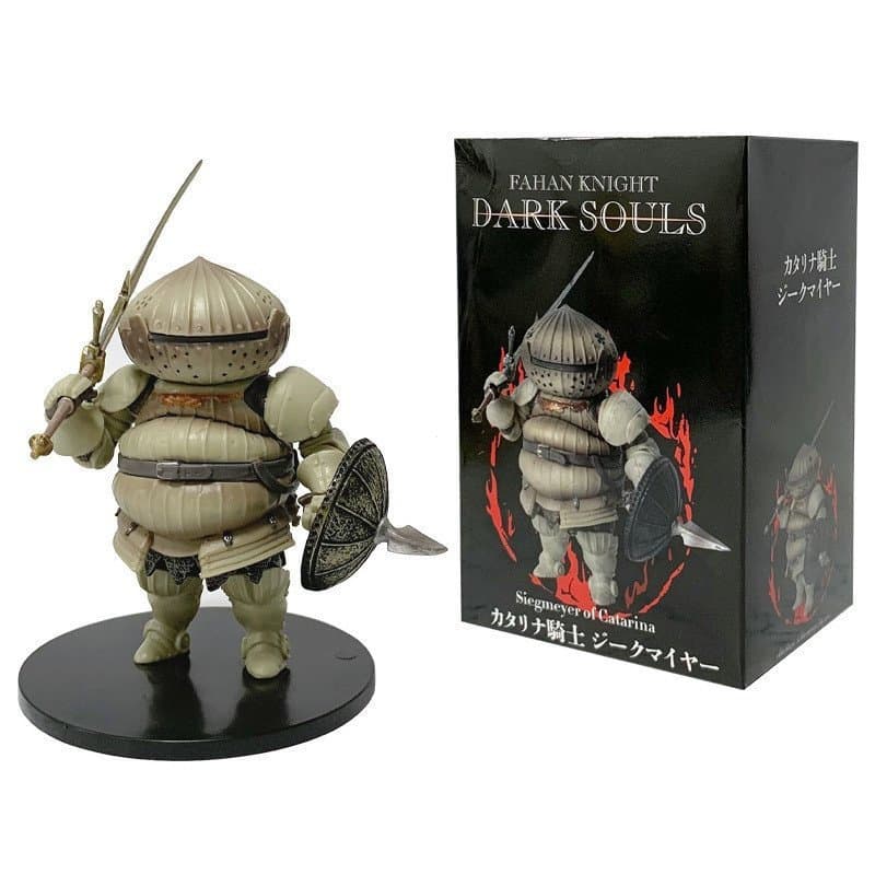 Figura de Personagem do Jogo Dark Souls 3, 12cm, Guerreiro Siegward De Catarina, Versão Q, Figuras de Ação em PVC, Model