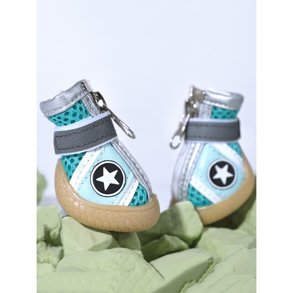 Sapatos para cães pequenos anti-queda Teddy não pode cair fora dos pés anti-sujo filhote de cachorro sapato capa pé Bich