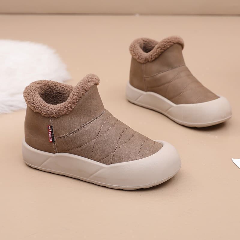 2024 novo estilo velho pequim sapatos de algodão feminino inverno sola grossa antiderrapante botas de neve quentes mais