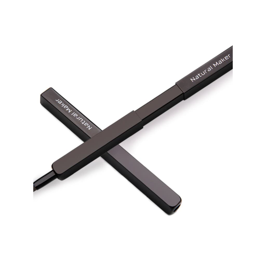 Pincel retrátil Anti-poeira portátil para lábios, batom, brilho labial, pincel de maquiagem portátil