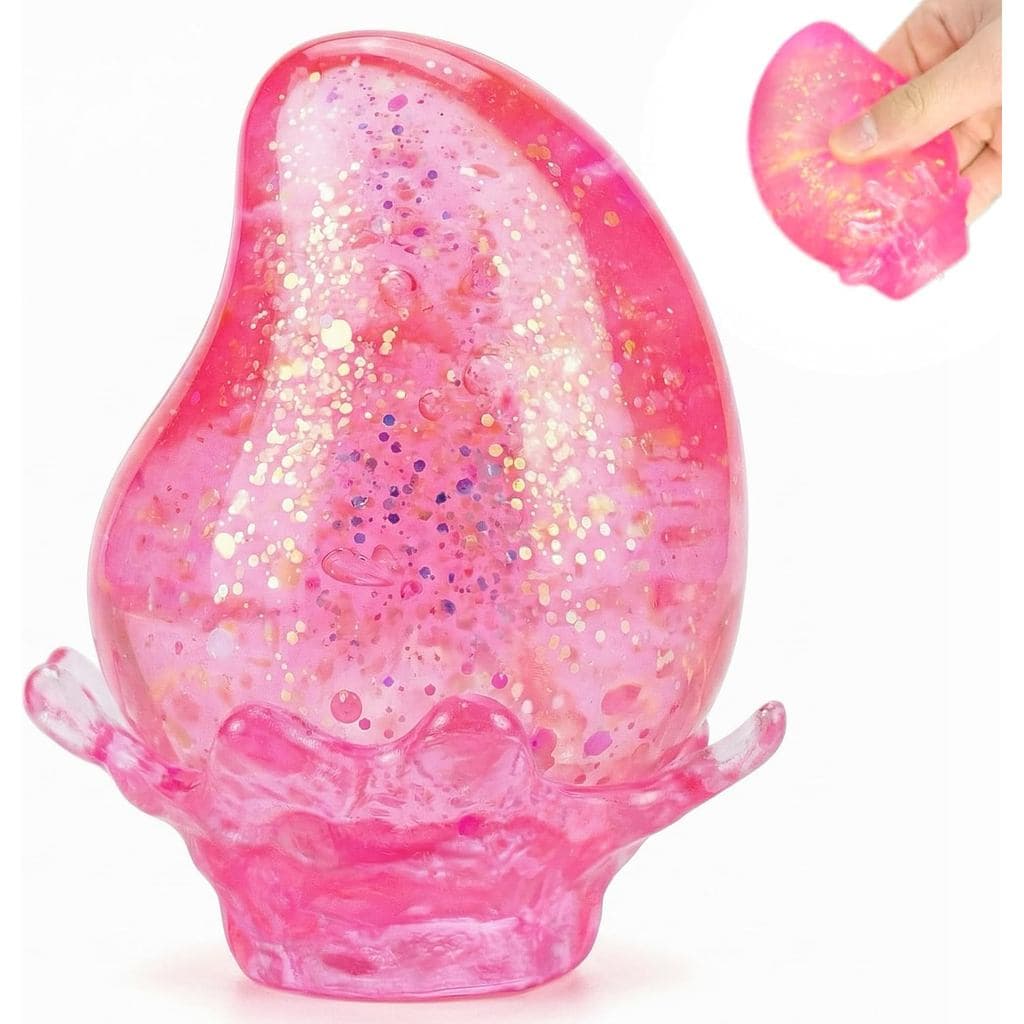 Bolas De Estresse De Gota Mole Dos Sonhos Para Meninas E Crianças , Bola De Açúcar Rosa Brilhante , Brinquedos Moles Asc