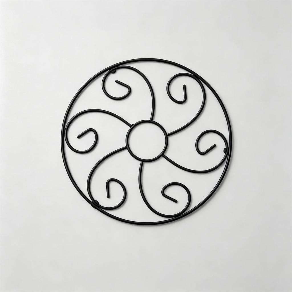 Pad de isolamento em forma de flor negra (20 * 20 * 1,5cm), resistente ao calor e anti-deslizante