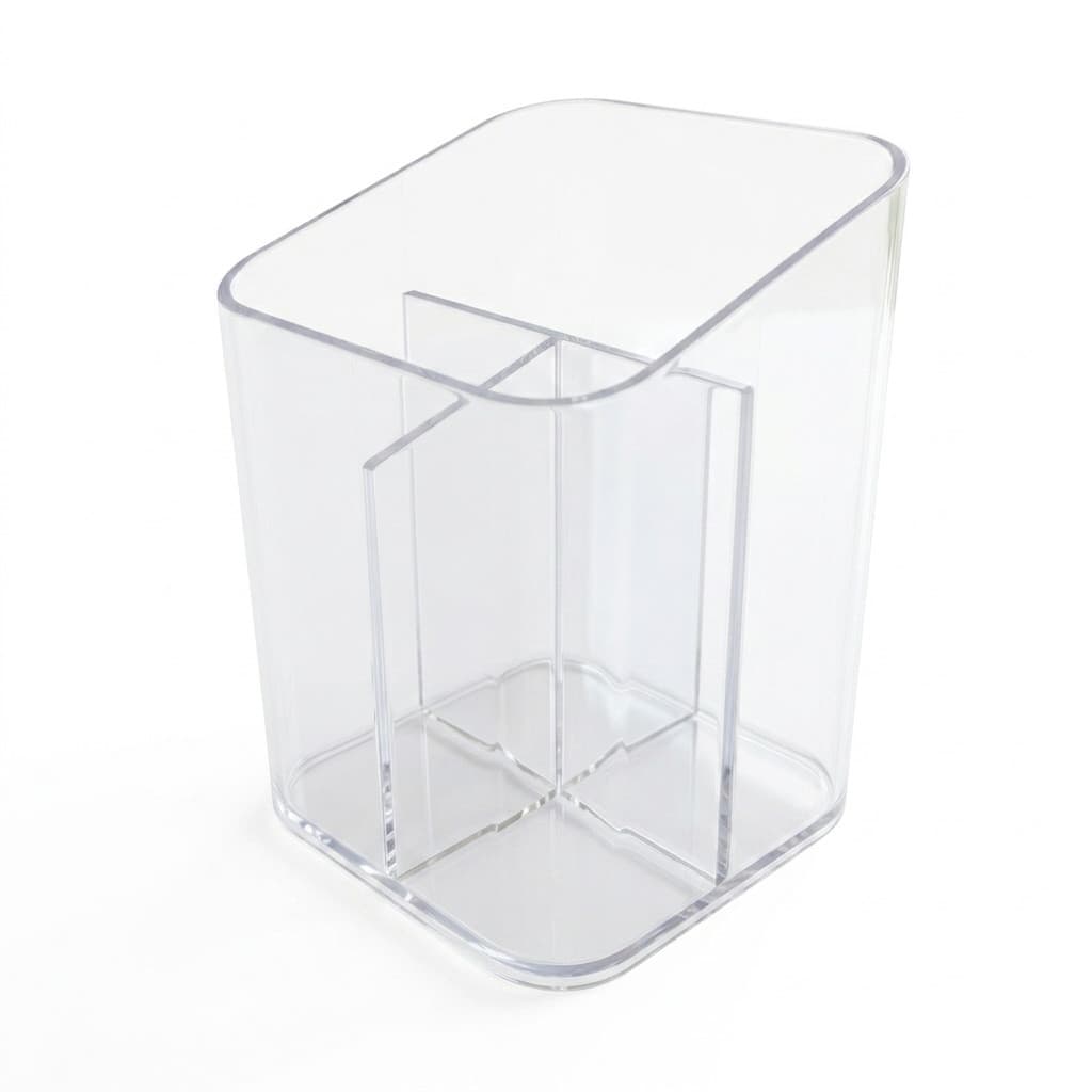 Organizador de Mesa Multiuso 3 Divisórias Porta Canetas Lápis Escritório Home Office