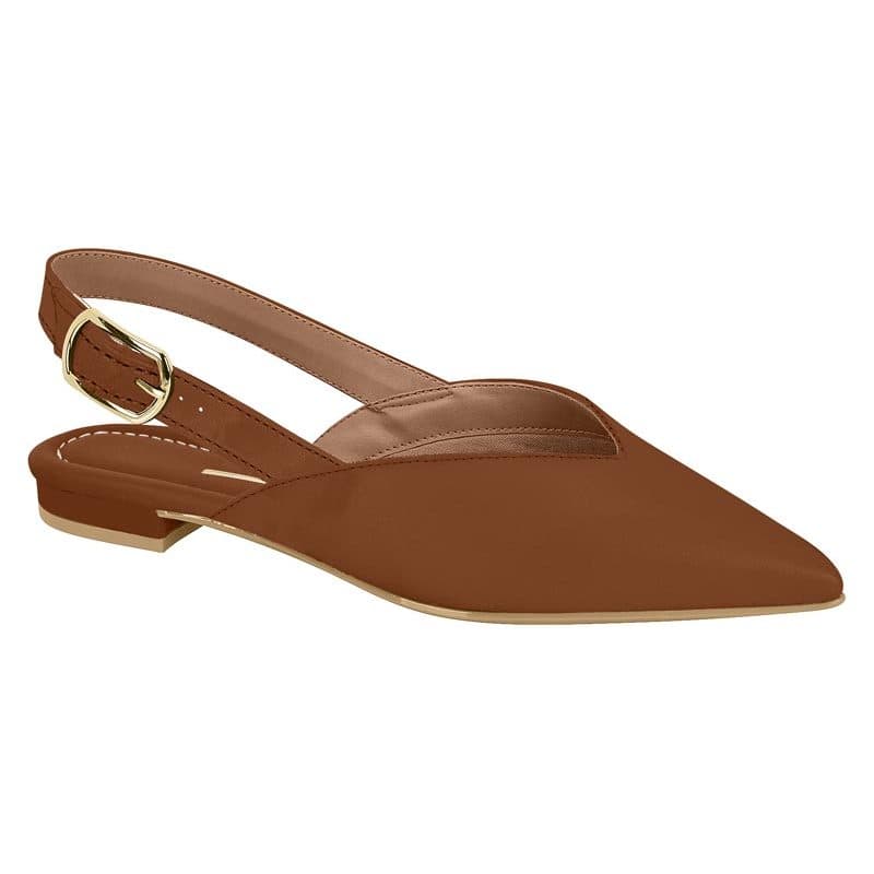 SAPATO SAPATILHA SLINGBACK  VIZZANO ORIGINAL SAPATILA FEMININA CONFORTAVEL FASHION FIVELA LATERAL PALMILHA MACIA