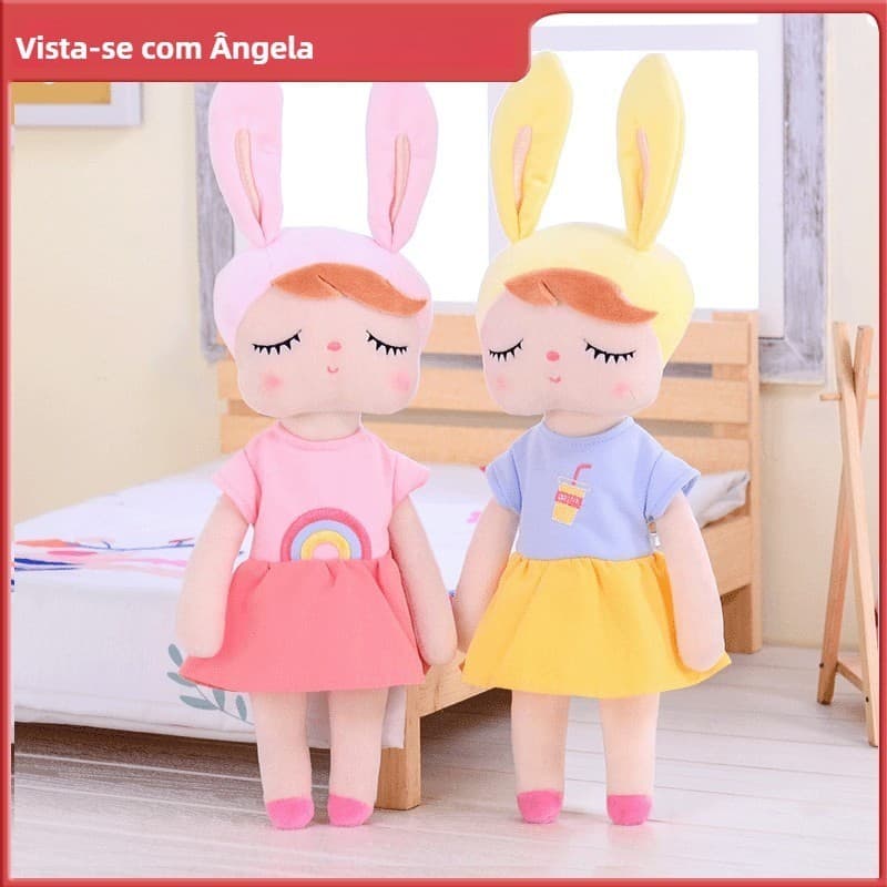 Metoo Dress Up Angela Boneca Calmante Boneca Menina Muppet Brinquedo Infantil de Pelúcia