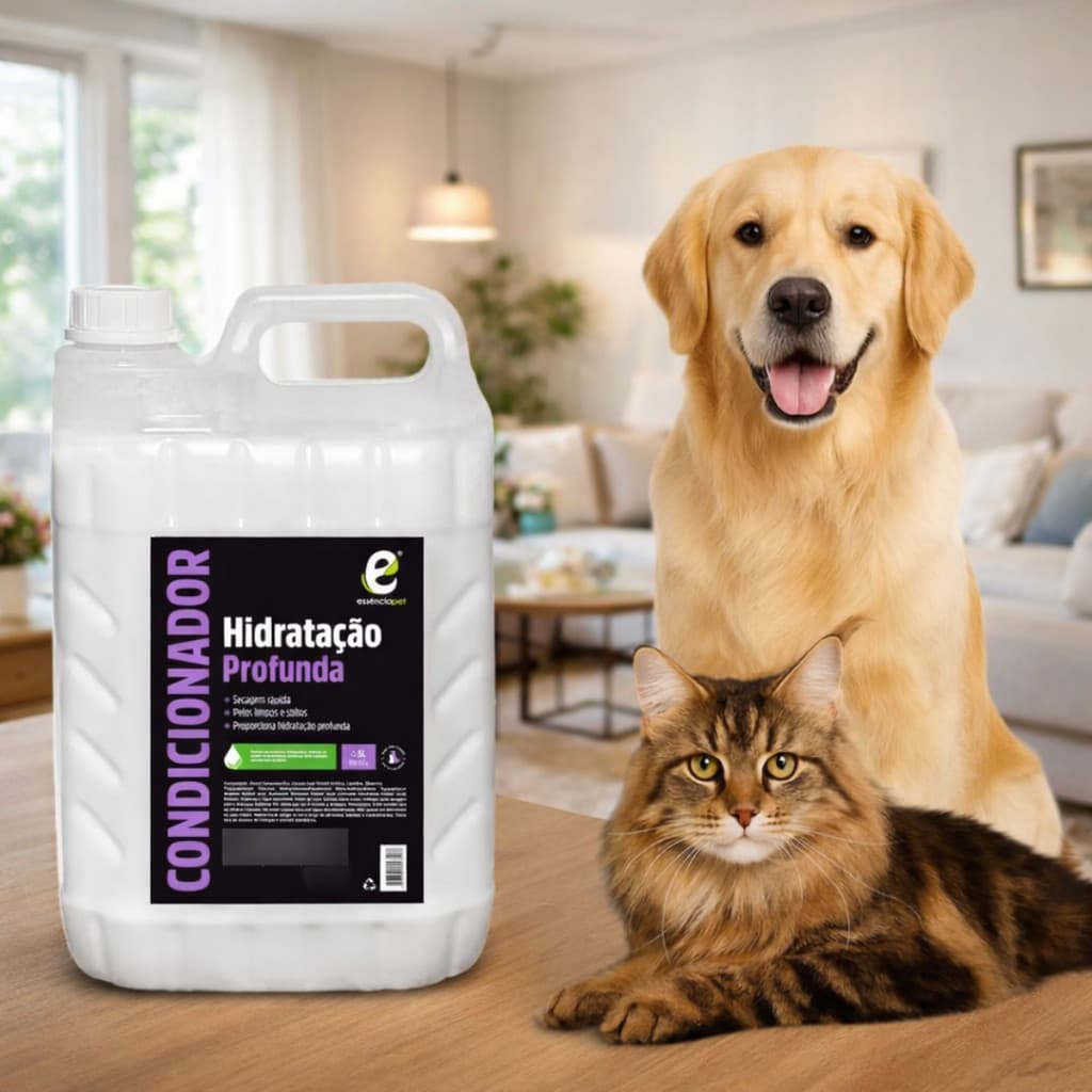 Condicionador Pet 5L Essência Pet Alta Hidratação Pelo Macio Promoção PetShop