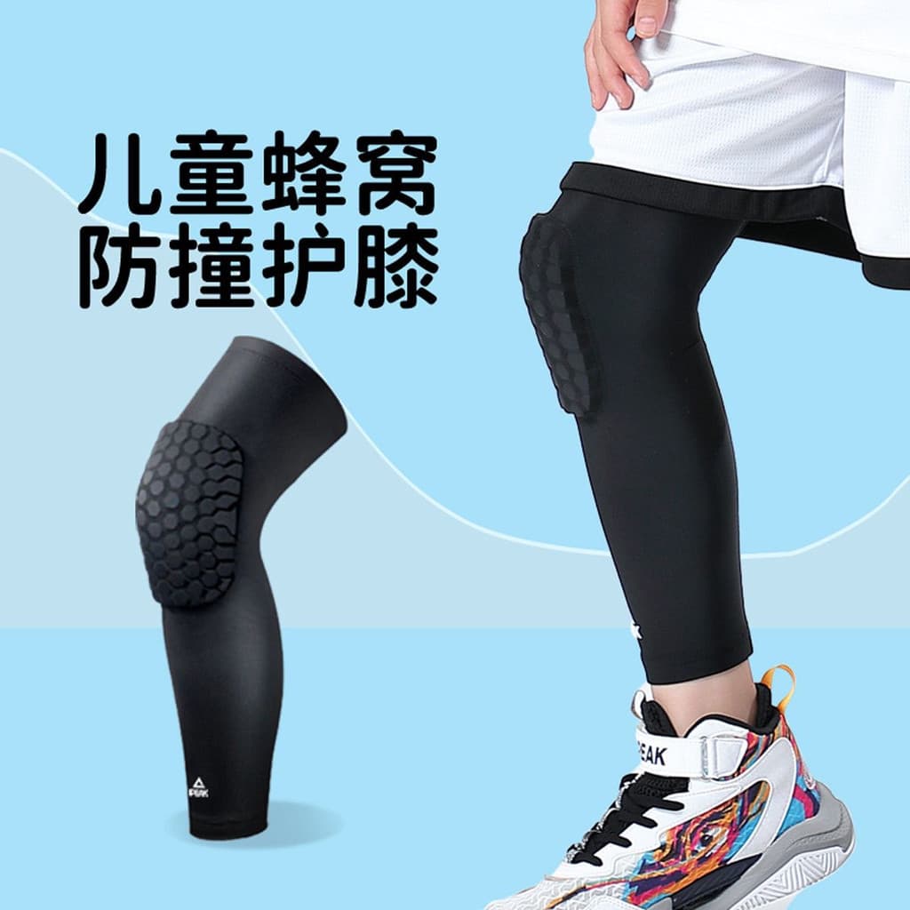 Escolha confortável respirável joelheiras infantis resistente a choques esportes dança basquete bainha estudante joelho
