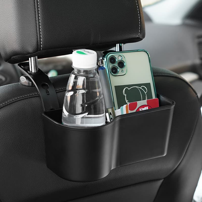 Caixa de armazenamento para carro, assento traseiro, suporte para copo de água, armazenamento traseiro de carro, suprime