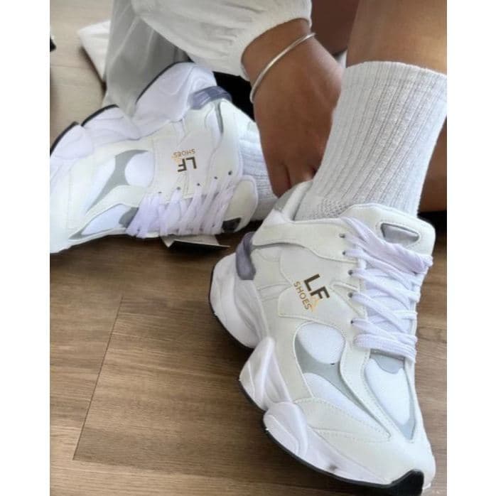 Tenis Branco Academia Caminhada Masculino Feminino Premium Confortavel