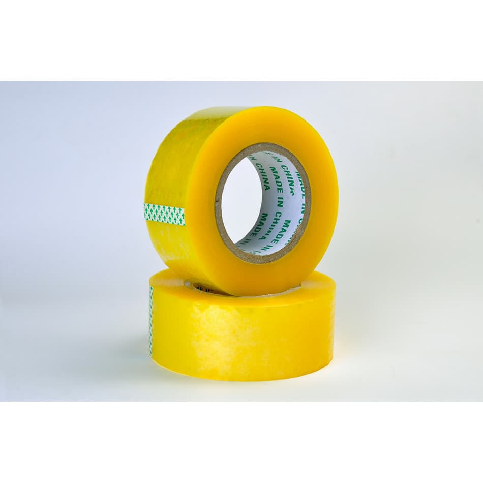 Fita transparente de alta viscosidade, 55mm x 50 jardas, fita de vedação de papel, cola de vedação, vendas diretas da fá