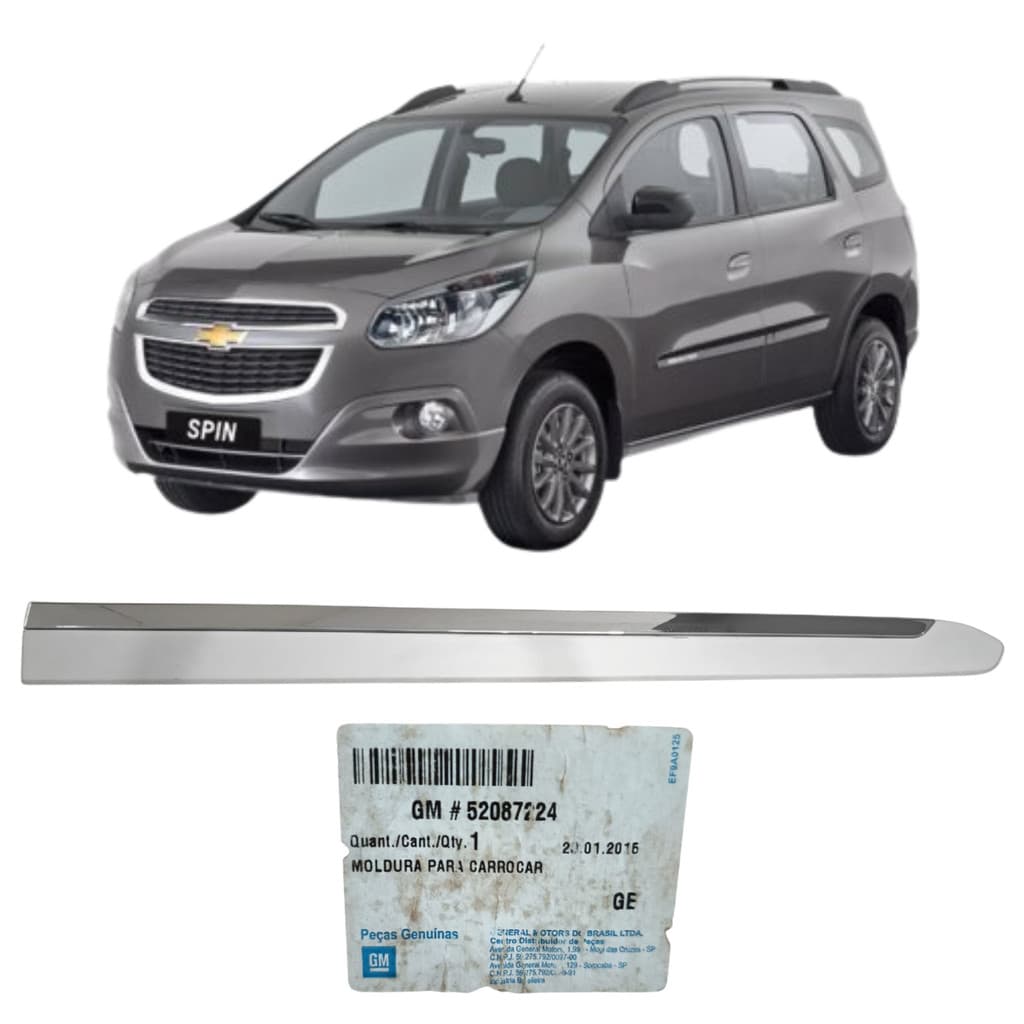 Friso Porta Dianteira Dir C/Detalhes GM Orig 52087224
