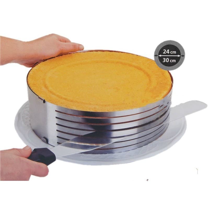 Molde de cozimento 20-40cm fatia em camadas anel de Mousse retrátil anel de bolo molde de bolo móvel