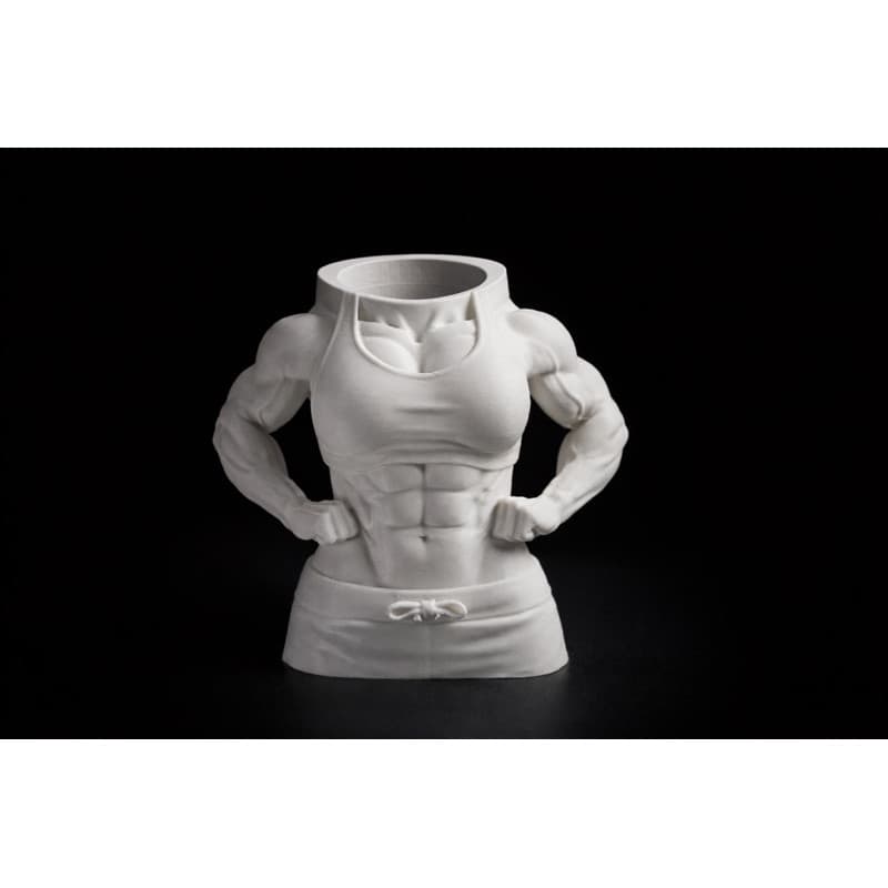 Porta-Canetas Formato de musculoso fisiculturismo atleta academia musculação Organização Decoração