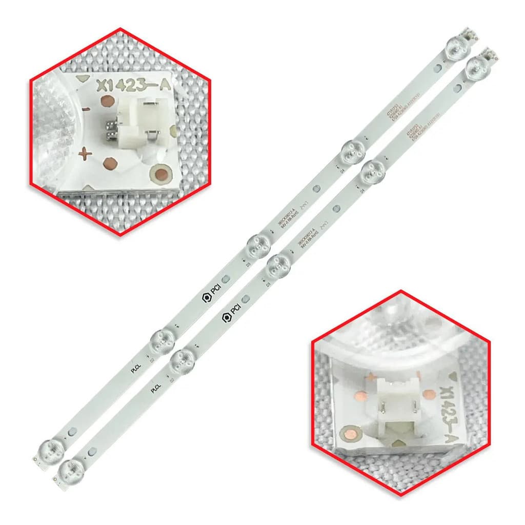 Kit 2 Barras Led Le24m1475 Le24m1475/25 Tv Original Stg