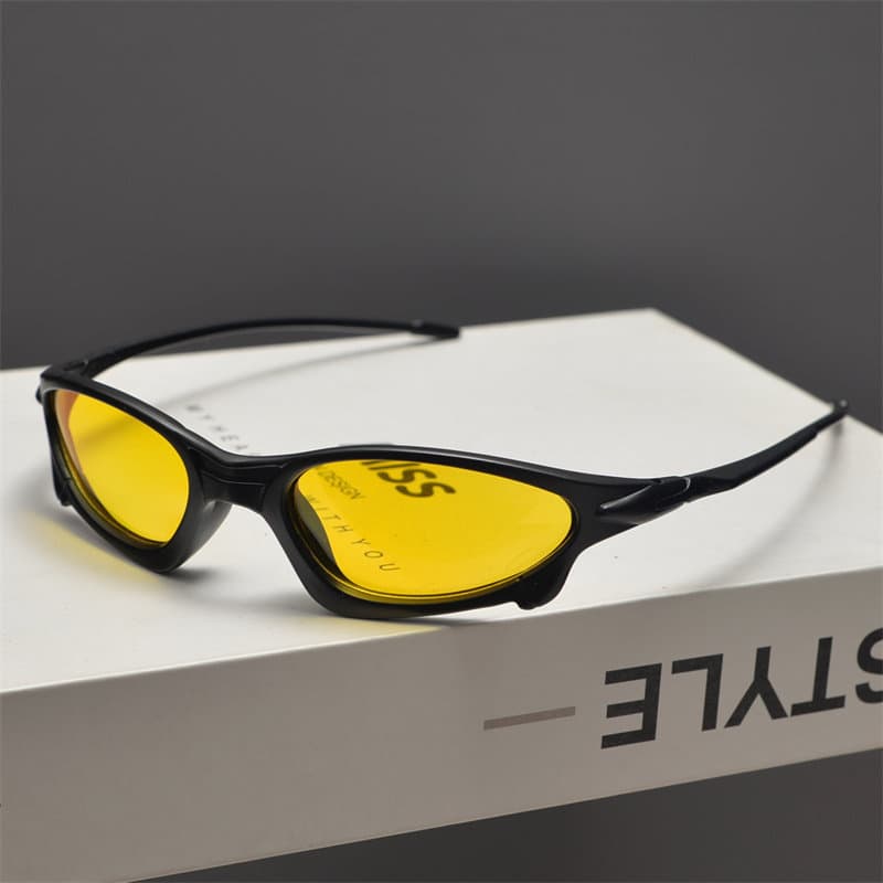 Óculos De Sol Polarizados Masculinos Y2k Para Ciclismo , Esportes Ao Ar Livre , Vintage