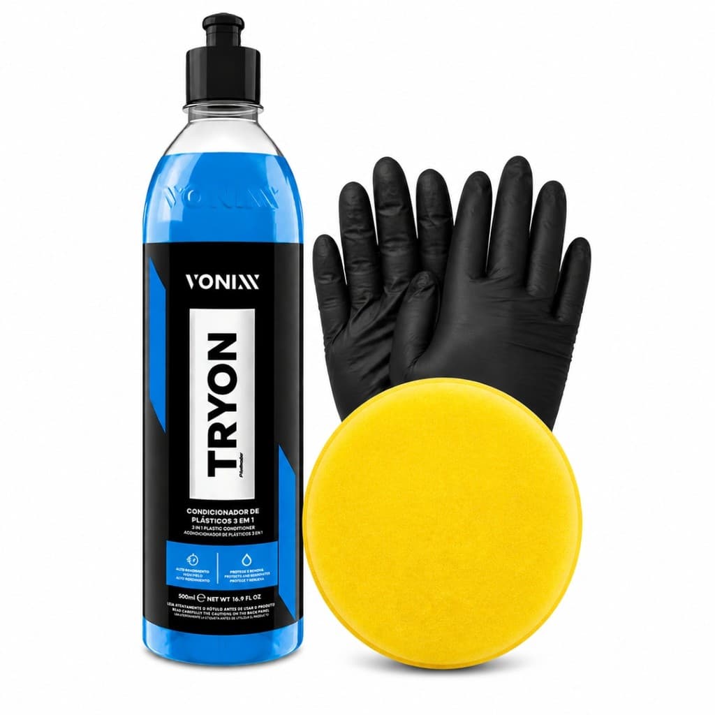 Kit Para Plástico Interno Externo Borracha Tryon Vonixx