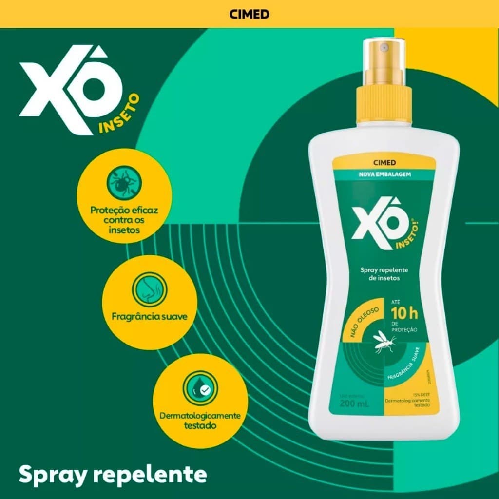 Repelente Xô Inseto Spray Cimed 200ml