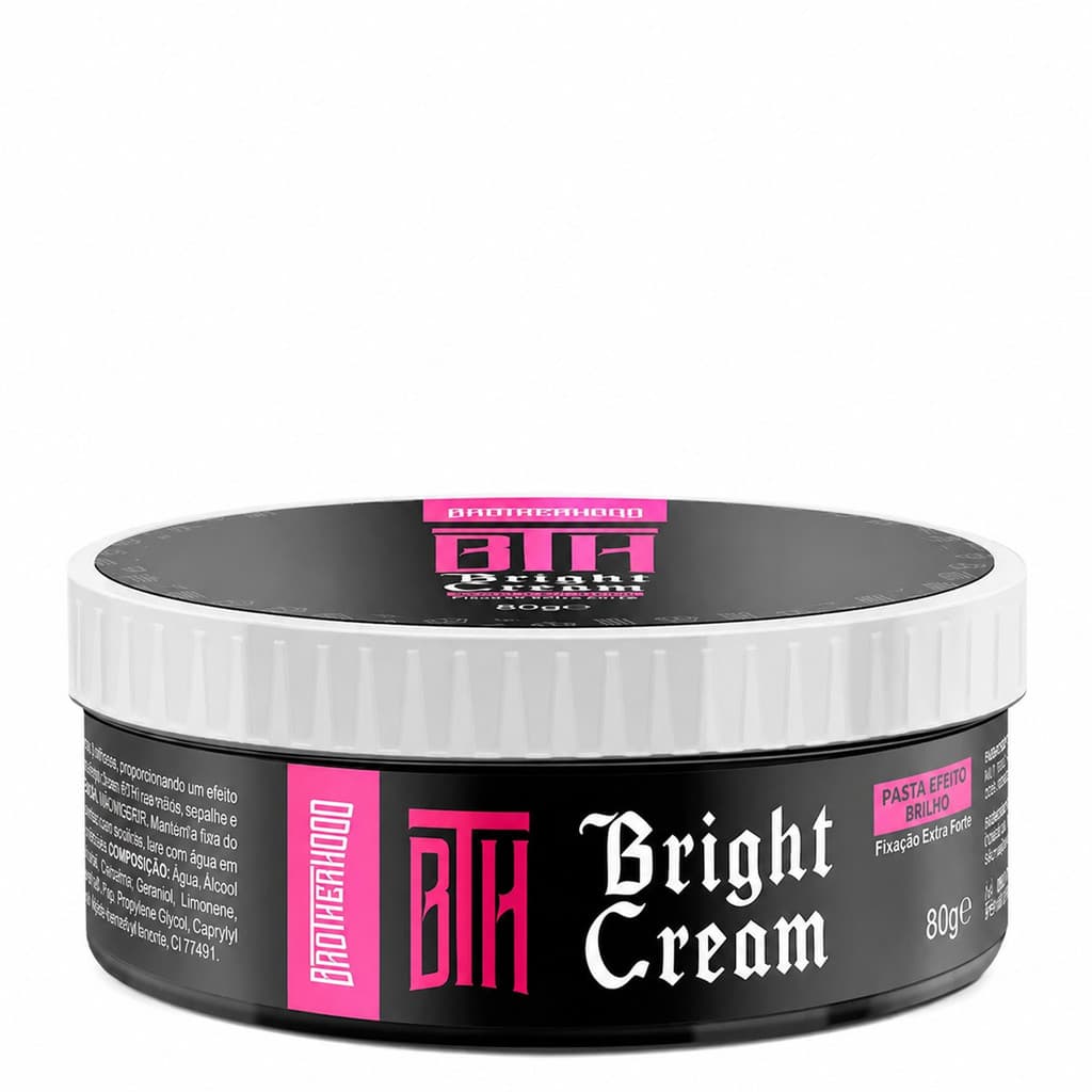 Pasta Modeladora Efeito Brilho Bright Cream BTH - 80g