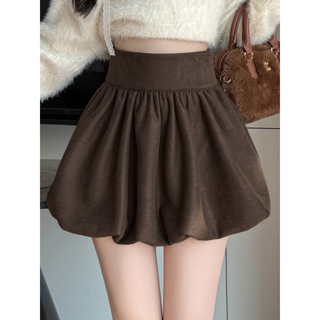 Camurça a linha saia flor Bud saia feminina primavera verão 2026 novo estilo Pettiskirt saia curta cintura alta saia na