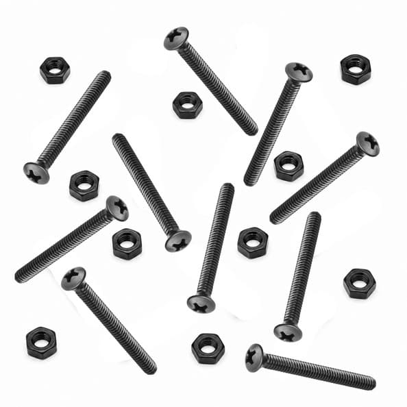 Kit Parafuso E Porca Tela Alto Falante Fixação Som Veicular