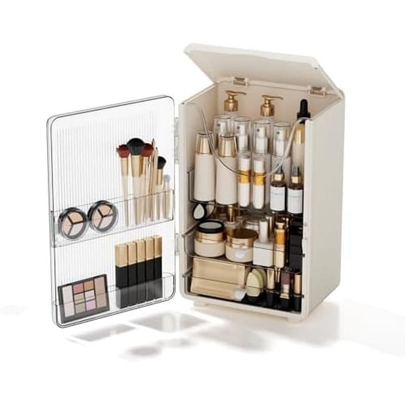Organizador De Maquiagem Para Vaidade , Vitrine Organizadora De Perfume , Grande Armazenamento De Gaveta De Plástico , O