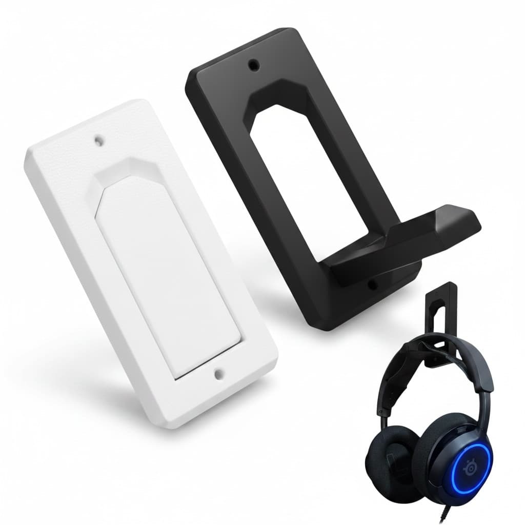 Suporte De Parede Fone Headset Headphone gamer Articulado Dobrável